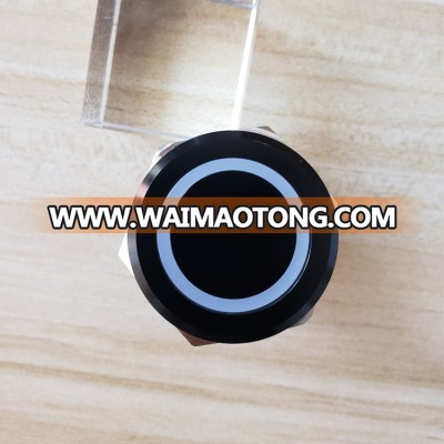 30mm Black metal IP67 led push button switch