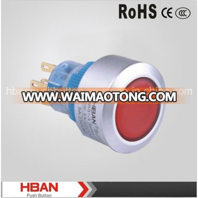 Hban RoHS CE (22mm) Momentary Latching Head-Illumination Micro Switch