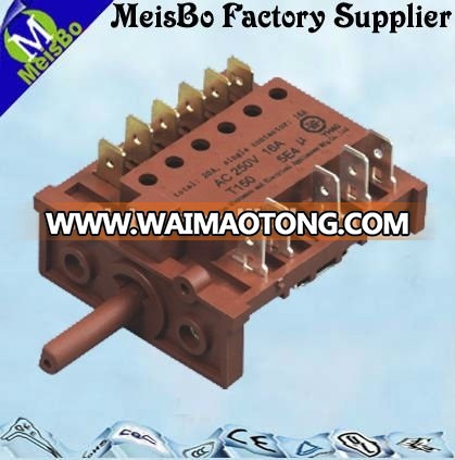 T150 5e4 AC 16A 250v 2 position rotary switch