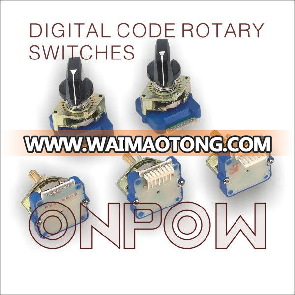 ONPOW digital rotary switch(DCRS series,12 and 24 position)