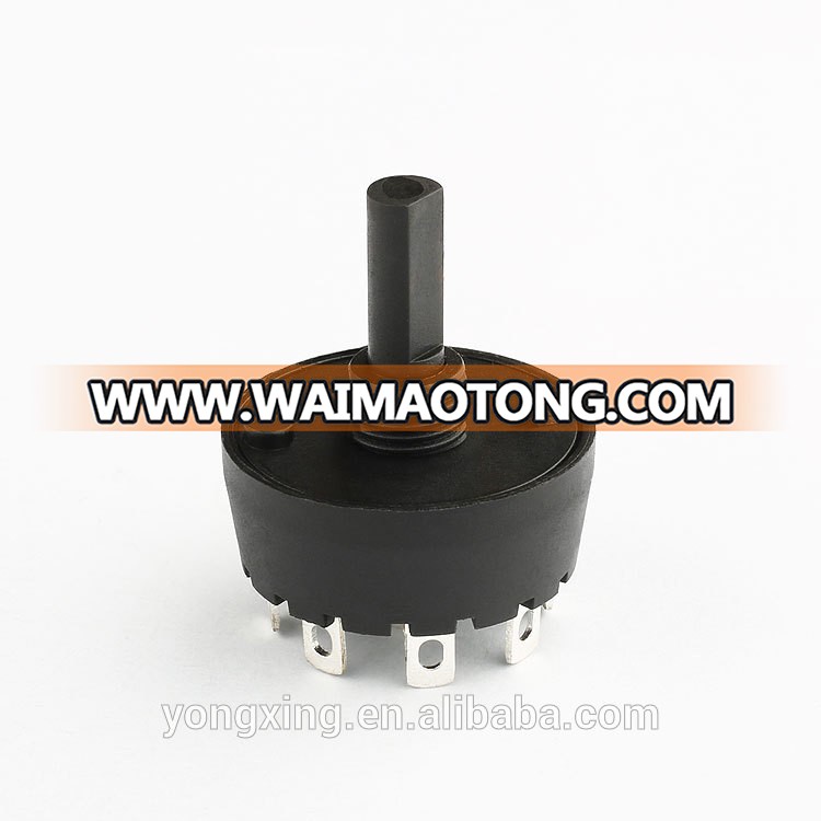 Hot sale 2 3 4 5 6 7 8 position rotary potentiometer switch